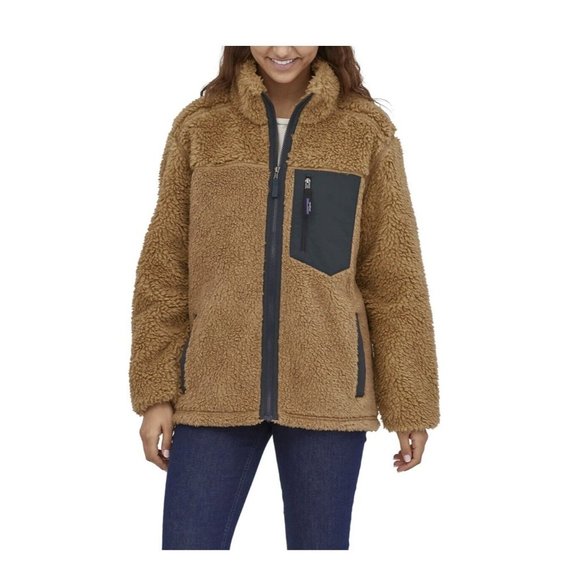 Patagonia Women's Retro-X Fleece Nest Brown Jacket XS $229 - Picture 5 of 5